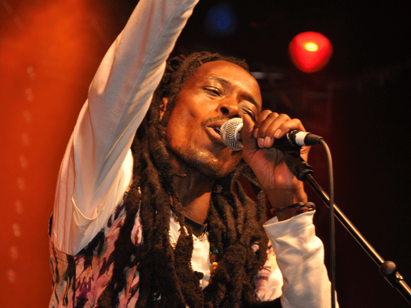 Ebrahim Makunja also known as Kamanda Ras Makunja, leader of Ngoma Africa Band